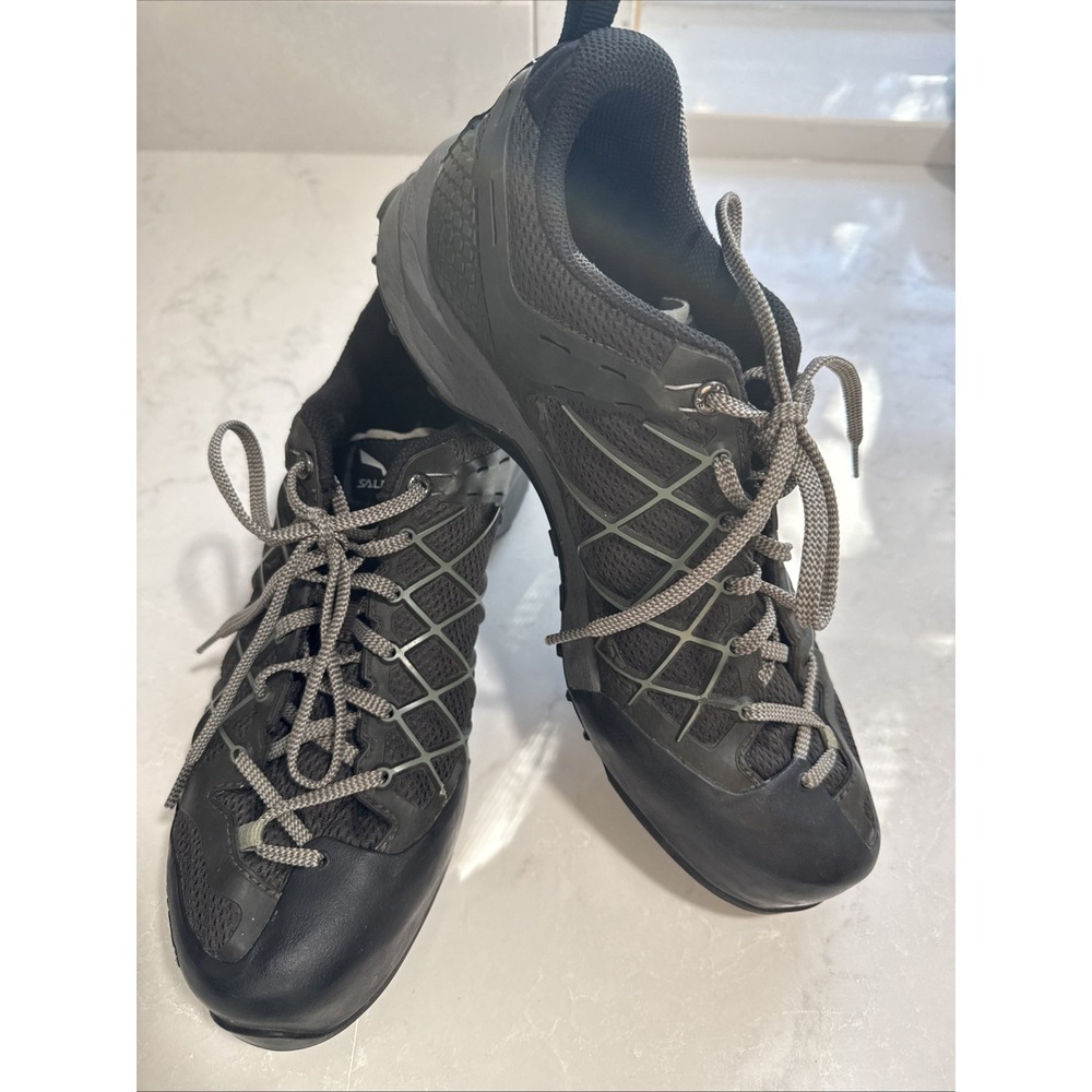 Salewa Men's 9 MS Wildfire Hiking Shoes Black Olive Siberia 63485/7625
